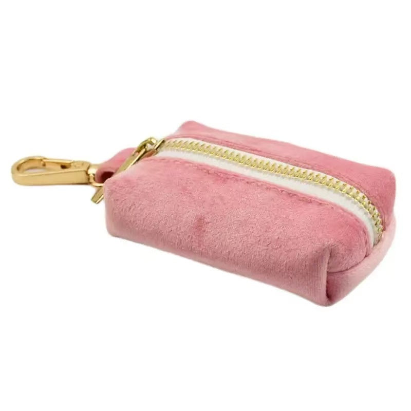 Pink velvet pet supplies