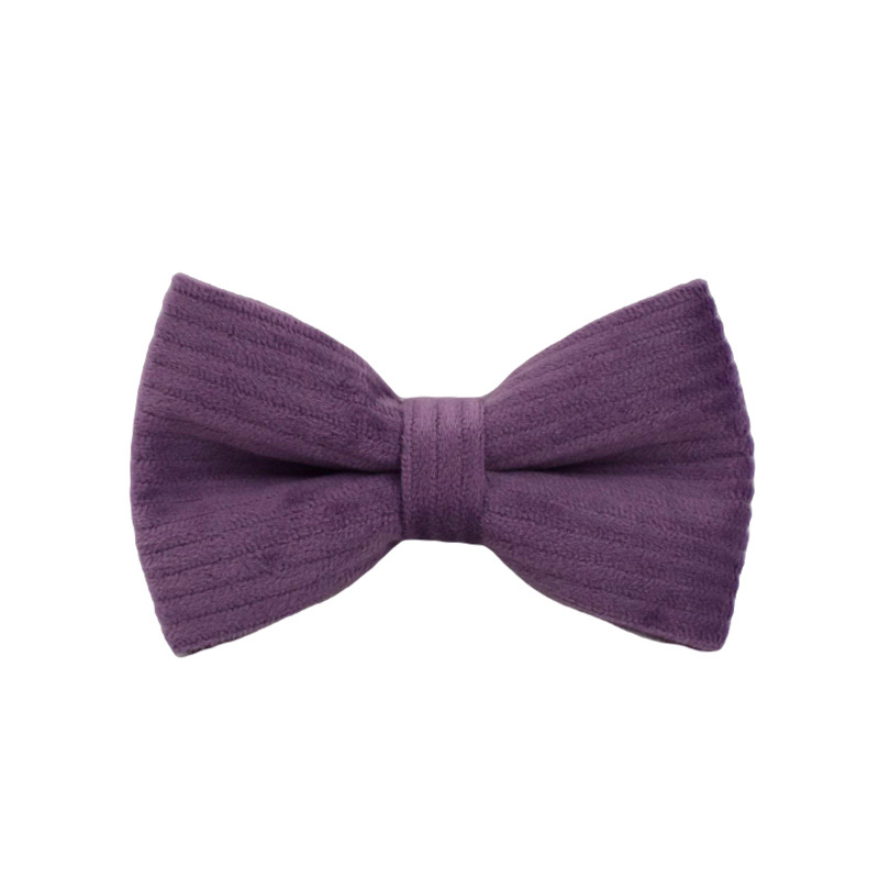 bowtie Purple corduroy