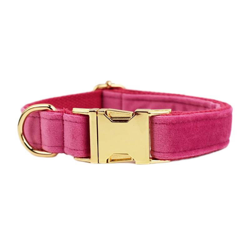 collar rose red velvet